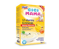 Rice Flour with Milk, Honey and Banana & 12 vitamins and 6 minerals