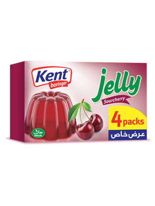 Sourcherry Flavoured Jelly - 4 Packs