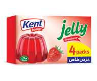 Strawberry Flavoured Jelly - 4 Packs