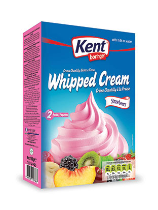 Strawberry Flavoured Whpped Cream 150 gr